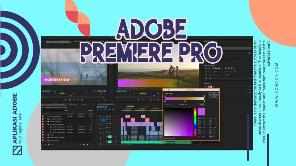 adobe premier pro merupakan salah satu aplikasi adobe